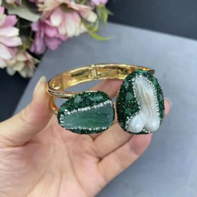 Pierre-semi-précieuse-verte-bracelet-malachite-aventurine