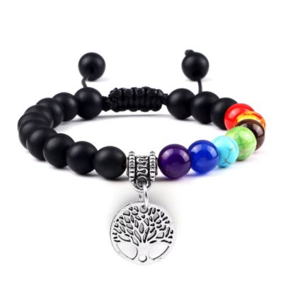 Pierre-précieuse-chakras-bracelet