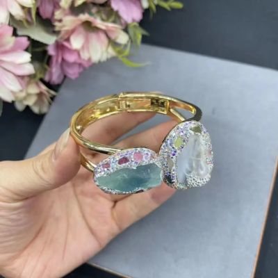 Pierre-semi-précieuse-verte-bracelet