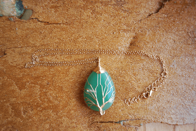 Collier arbre de vie en or