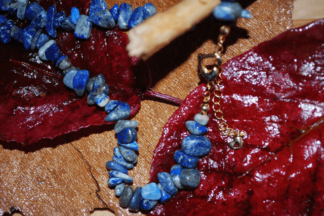 Collier lapis-lazuli