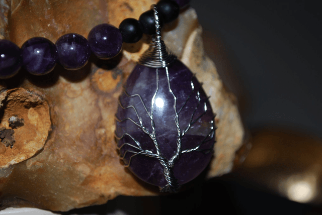 Collier améthyste