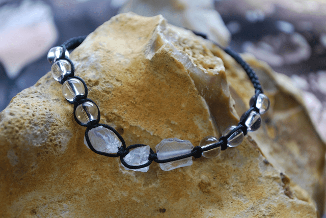 Bracelet en quartz blanche