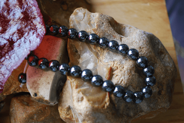 Bracelet pour homme en hématite