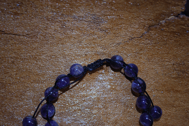 Bracelet en améthyste 