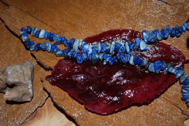 Collier lapis-lazuli