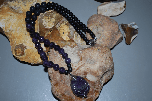 Collier améthyste
