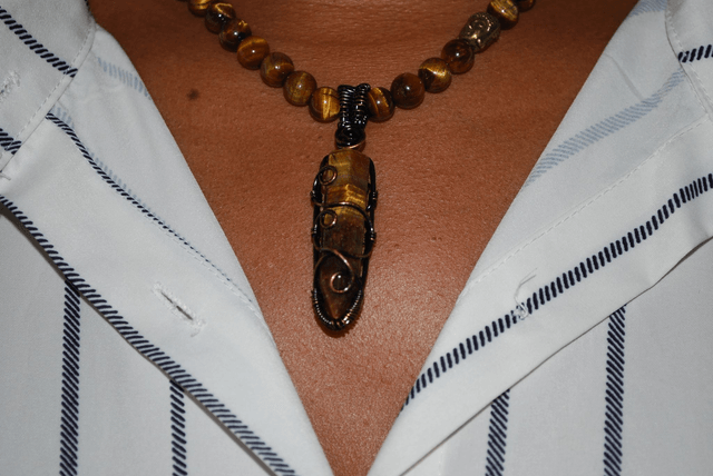 Collier œil de tigre 