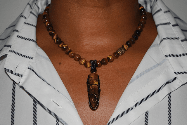 Collier œil de tigre 