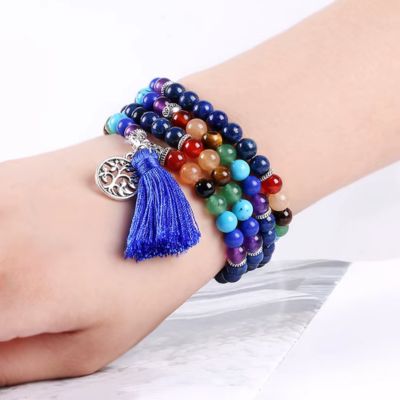 Chakras-pierres-lapis-lazuli-bracelet