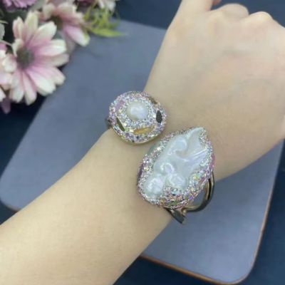 Joncs-bouddhistes-bracelet-pierre-blanche