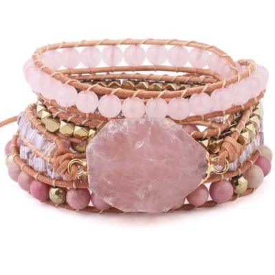 Pierre-aventurine-bracelet-quartz-rose