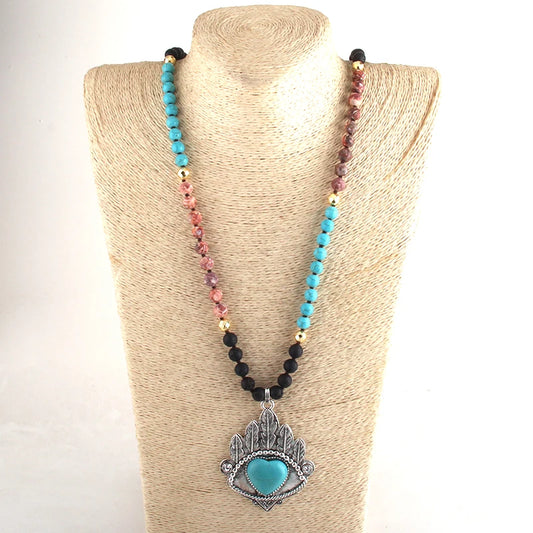 Pierre-bleue-turquoise-collier-bleu-coeur