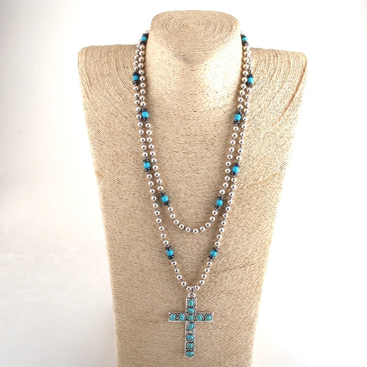 Pierre-bleue-turquoise-collier-en-perles