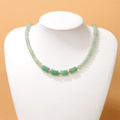 Aventurine-quartz-aventurine-collier