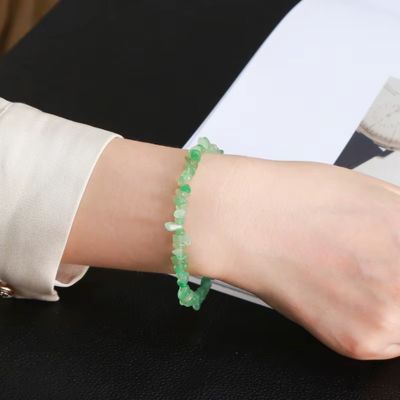 Aventurine-quartz-pierre-semi-précieuse-bracelet-vert