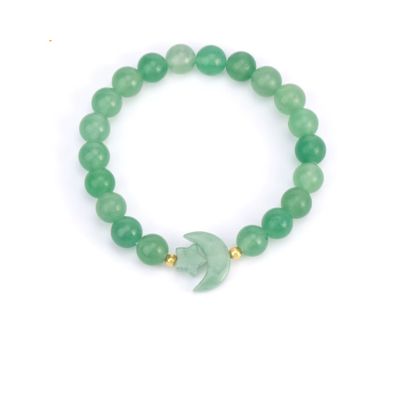 Bracelet-pierre-semi-précieuse-verte