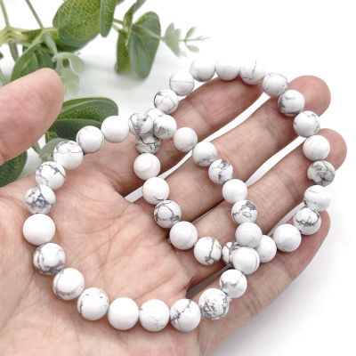 Bracelet-tibétain-howlite-pierre-blanche