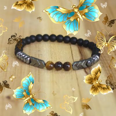 bracelet-tibétain-onyx-oeil-de-tigre