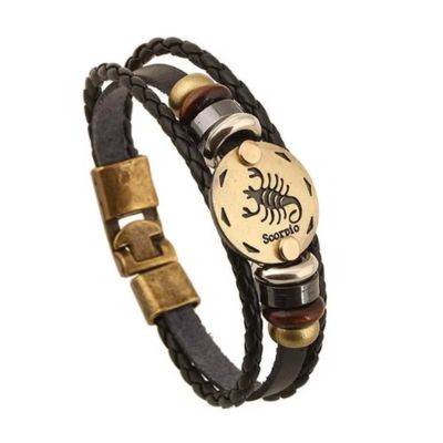 Bracelet-tibétain-pierres-précieuses-bracelet-astrologie-scorpion