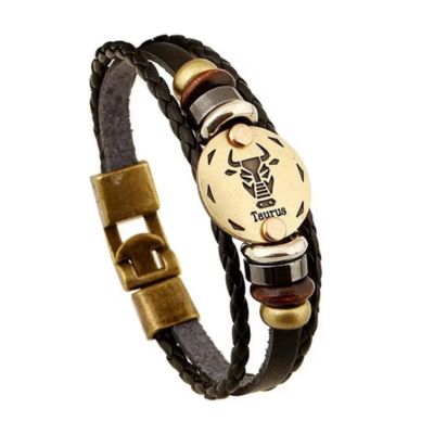 Bracelet-tibétain-pierres-précieuses-bracelet-astrologie-taureau