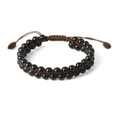 Bracelet-tibétain-quartz-onyx-noir
