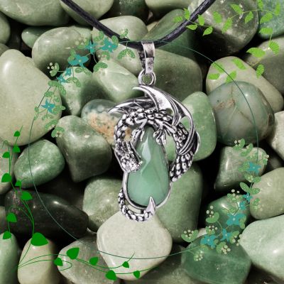 Obsidienne-Pierre-Dragon-Aventurine-Verte