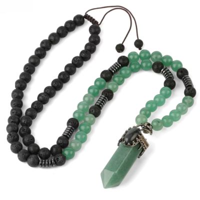 Pierre-aventurine-verte-pierre-en-collier