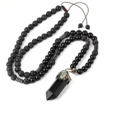 Pierre-aventurine-verte-pierre-en-collier-onyx-noir-pierre-de-lave