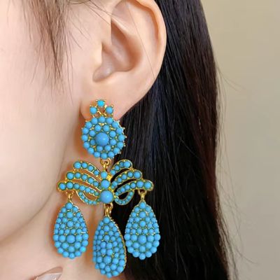 Pierre-bleue-claire-parure-collier-boucle-oreille