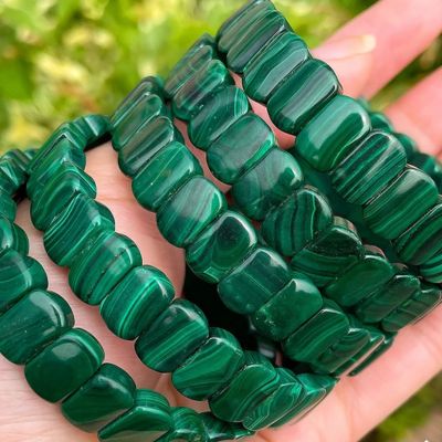 Pierre-semi-précieuse-verte-bracelet-malachite
